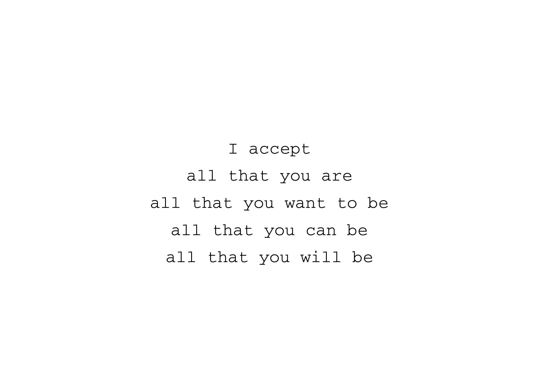 I Accept II