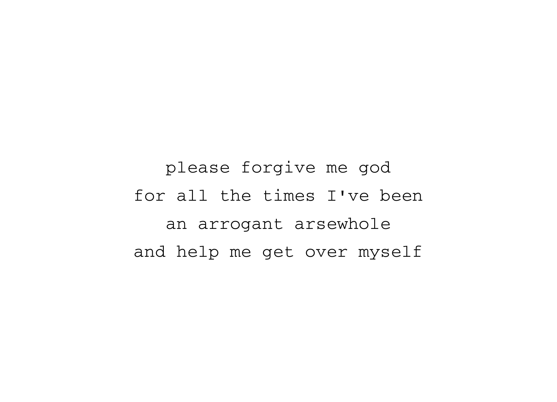 Forgive Me